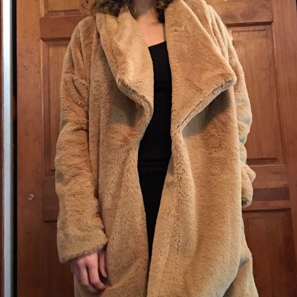 Faux fur jacket